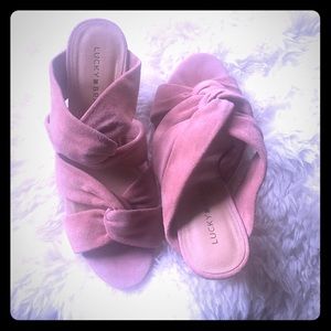 SOLD soft blush pink mule